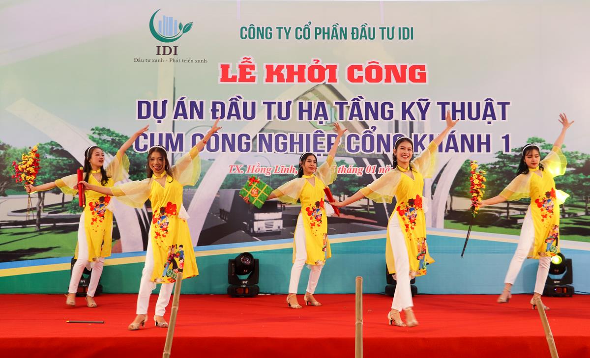 Khởi công dự án đầu tư hạ tầng kỹ thuật cụm công nghiệp Cổng khánh 1